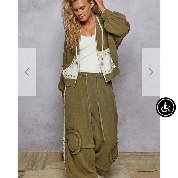 POL “ Gwen 2 “ POL Double Gauze Hoodie Top and Pants Set 67 - Picture 1 of 15